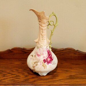 Antique Art Nouveau Austrian Porcelain Ewer